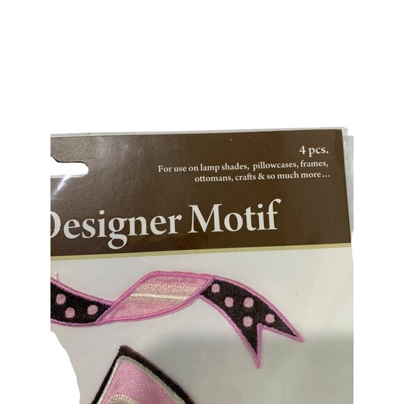 Conso Self-Adhesive Designer Motif Bows Fabric Satin New - Picture 5 of 7